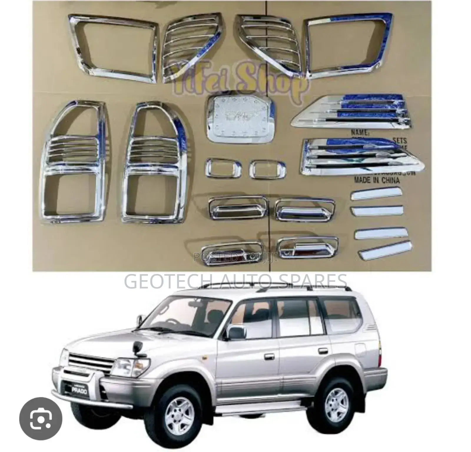 Toyota Prado Fj 90-95 Series Chrome Kit Available