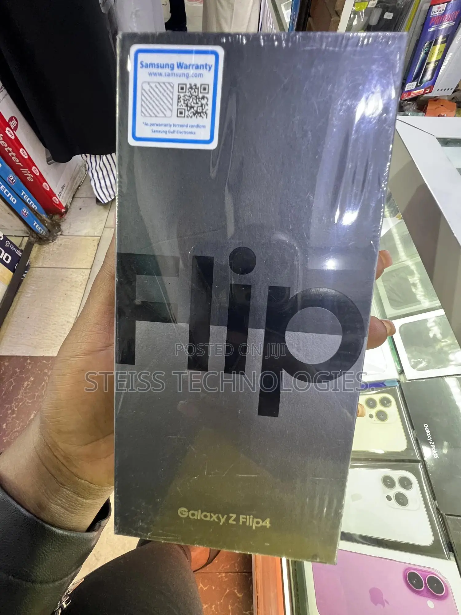 New Samsung Galaxy Z Flip4 256 GB Black