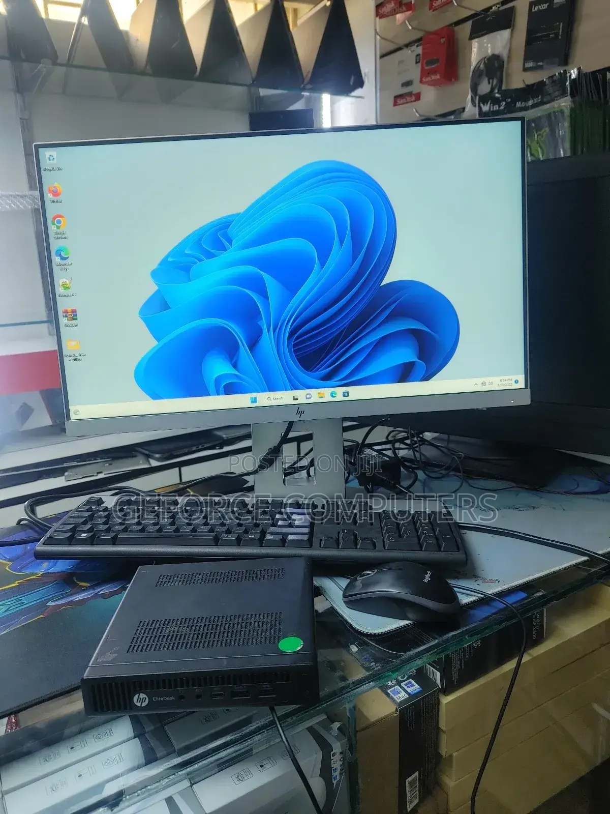 Desktop Computer HP ProDesk 600 G1 8GB Intel Core I5 HDD+SSD 1T