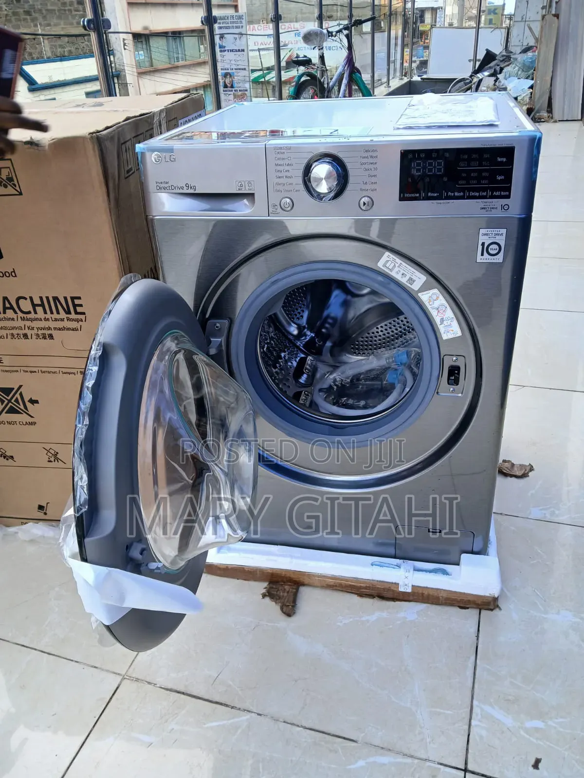 Lg 9kg Front Load Wash and Spin Washing Machine