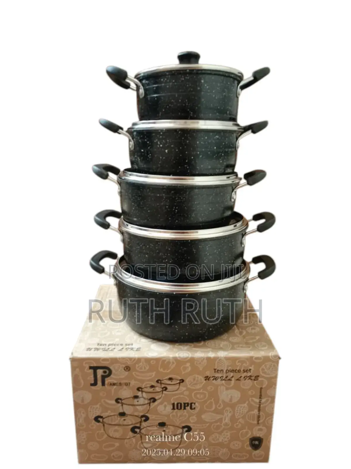 Jp Nonstick Cookware 10 Pieces