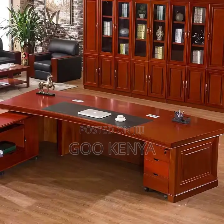 Executive Desk ; 1.6meters Red -Mahogany Executive Desk