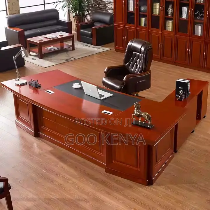Executive Desk ; 1.6meters Red -Mahogany Executive Desk