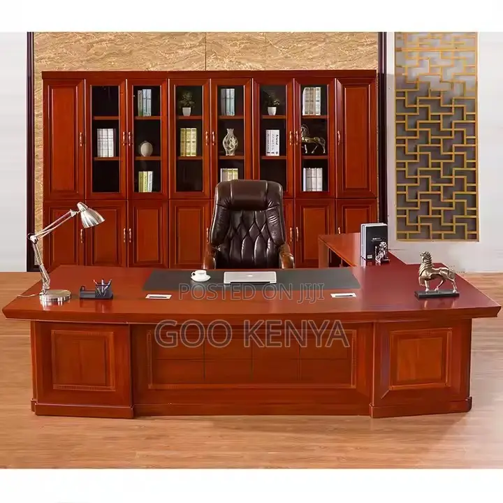 Executive Desk ; 1.6meters Red -Mahogany Executive Desk
