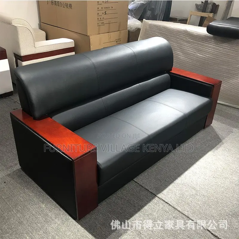 Office Sofa:5-Seater Reception-Friendly Five-Seat Sofa Set