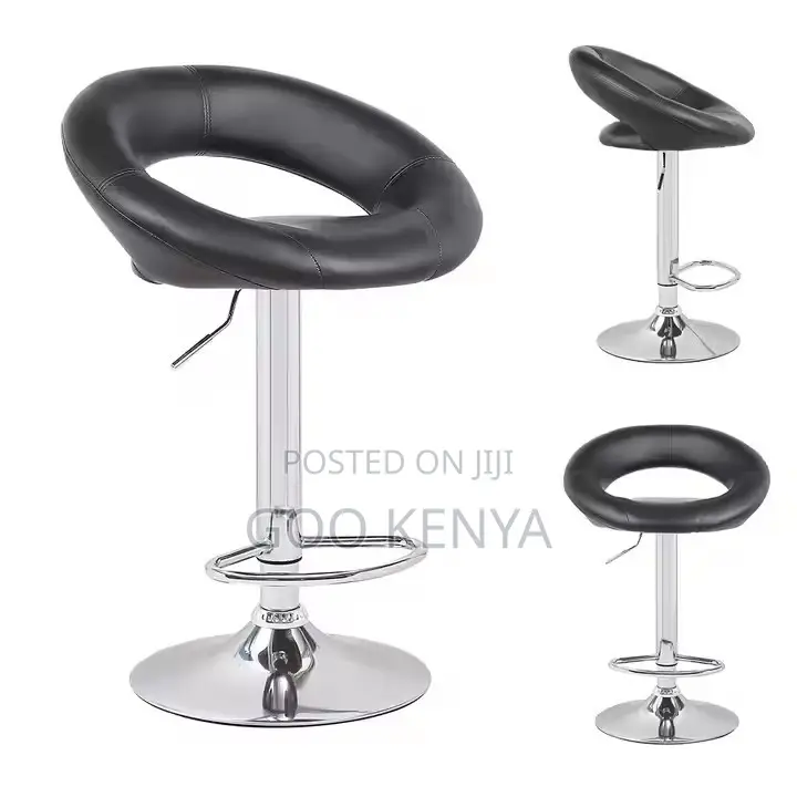 Home Chair ; Leather Barstool Swivel Adjustable
