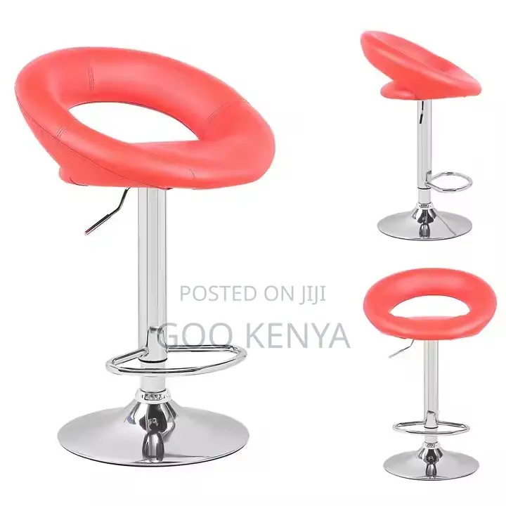 Home Chair ; Leather Barstool Swivel Adjustable