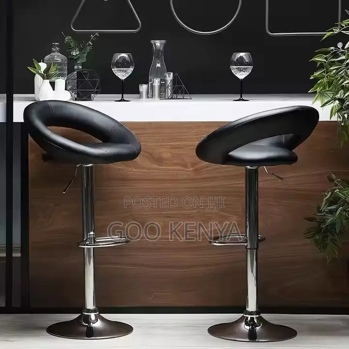 Home Chair ; Leather Barstool Swivel Adjustable