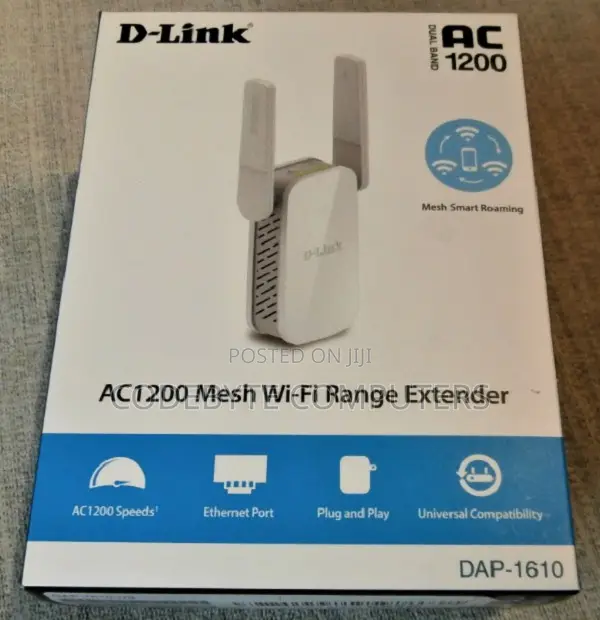 D-link Ac1200 Dual Band Wi-fi 5 Range Extender - Dap-1610
