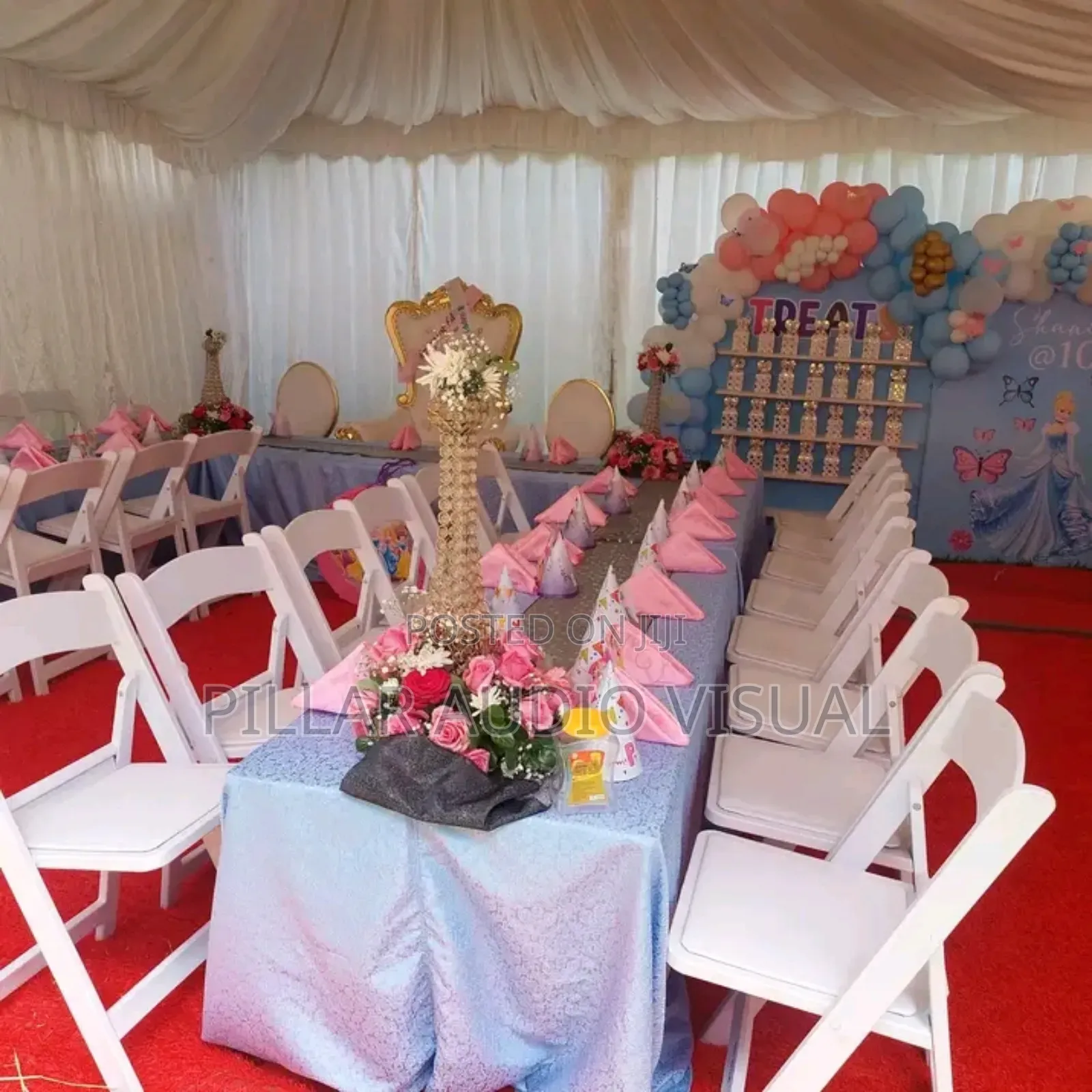 Foldable Seats/Foldable Chairs, Hire Tents Tables