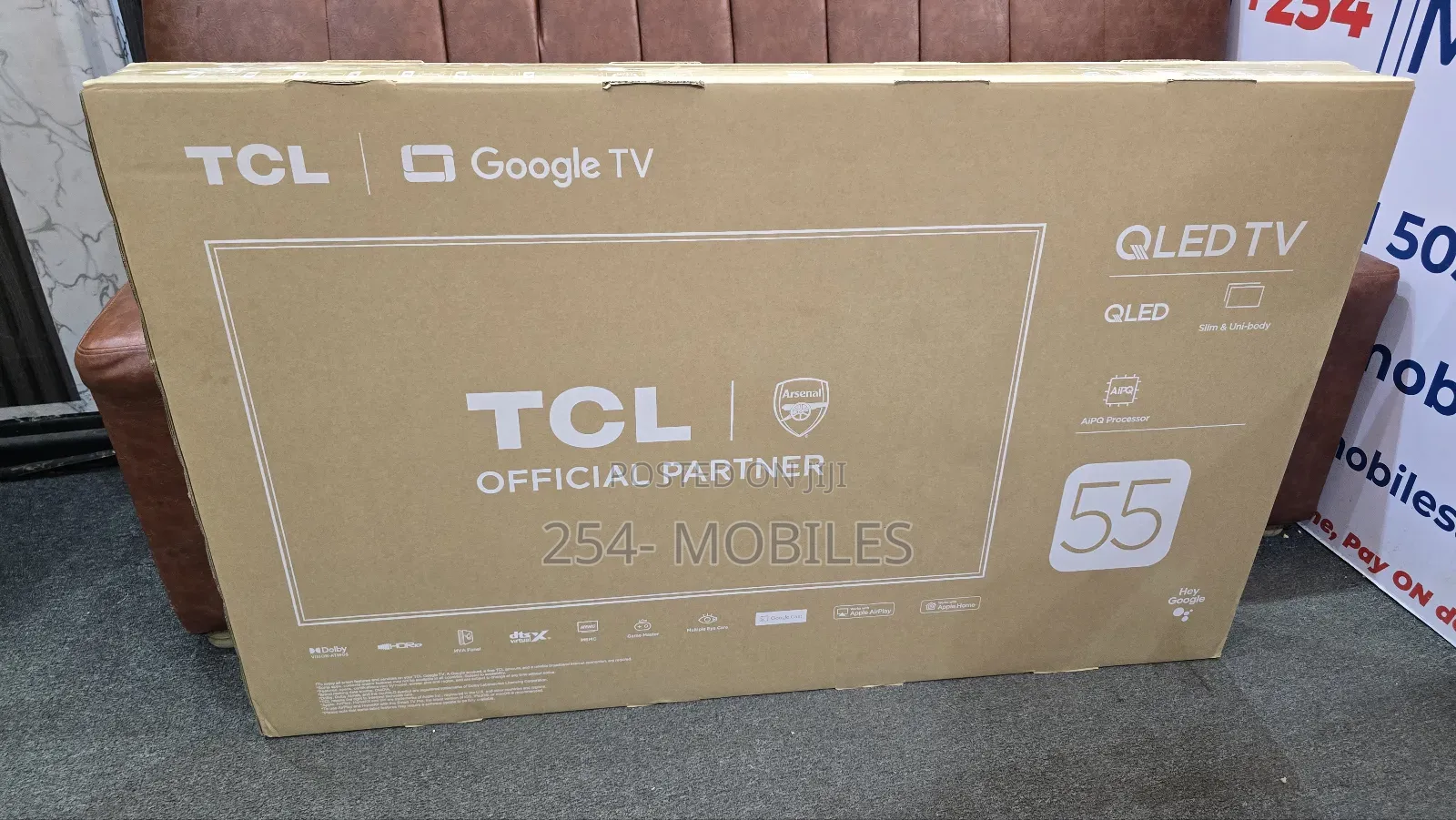 TCL 55-Inch 55t6c Qled Google Tv (Bezel Less)