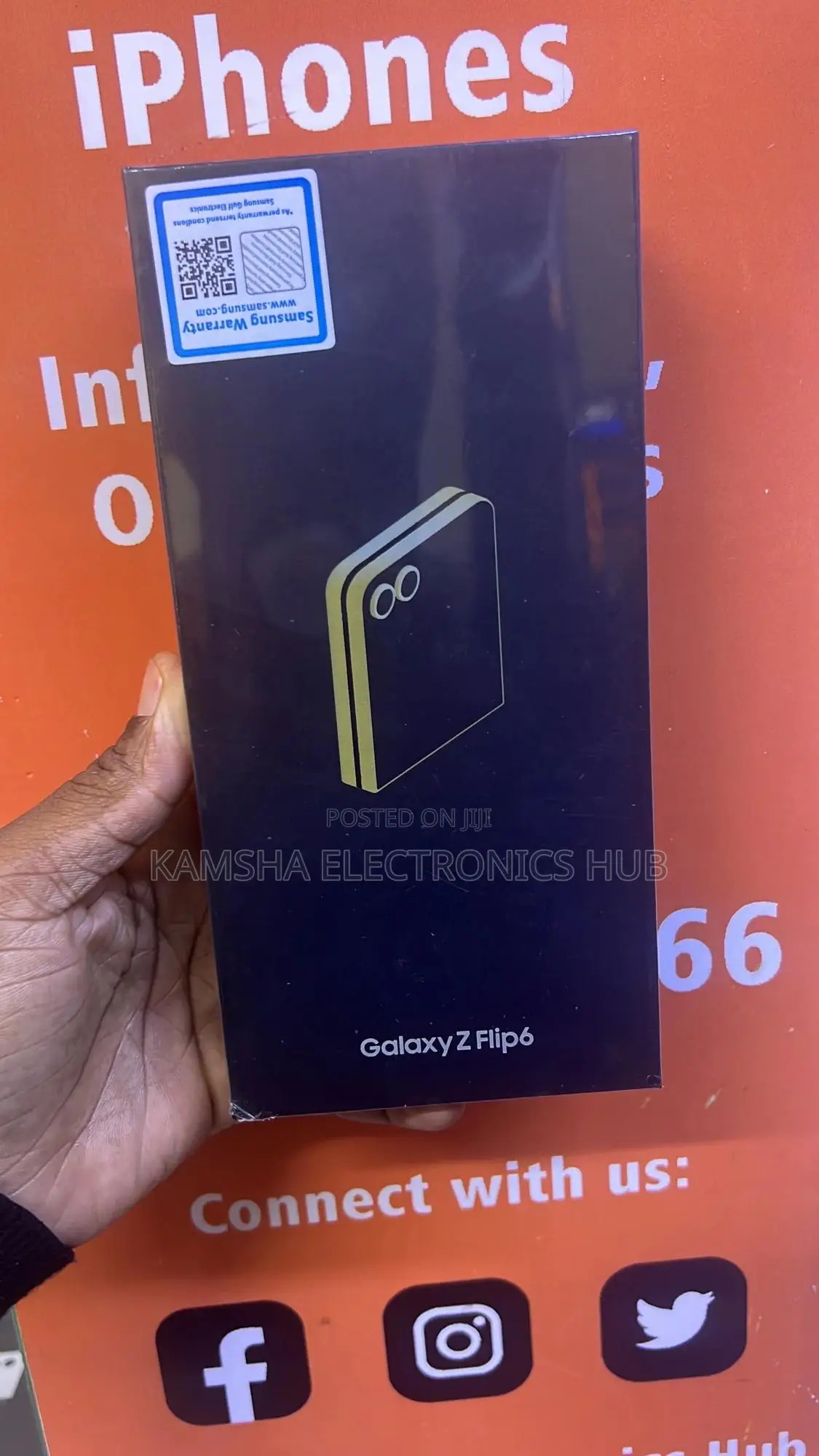 New Samsung Galaxy Z Flip6 256 GB Black