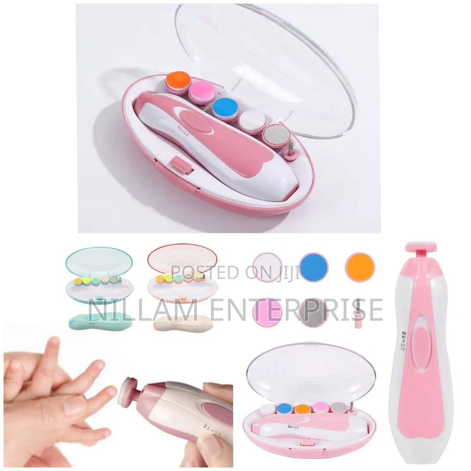 6 Grinder Aa Battery Powered Baby to Adult Nail Trimmer