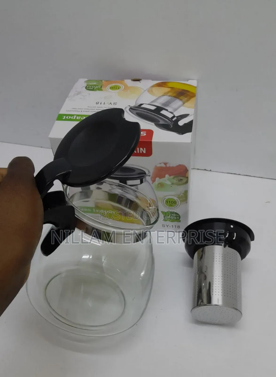 Borosilicate Glass Tea Pot