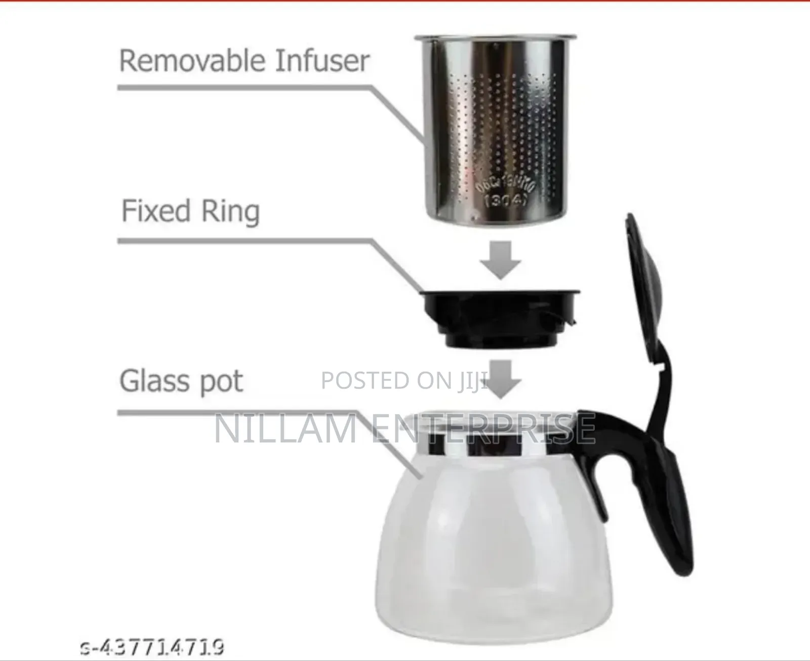 Borosilicate Glass Tea Pot