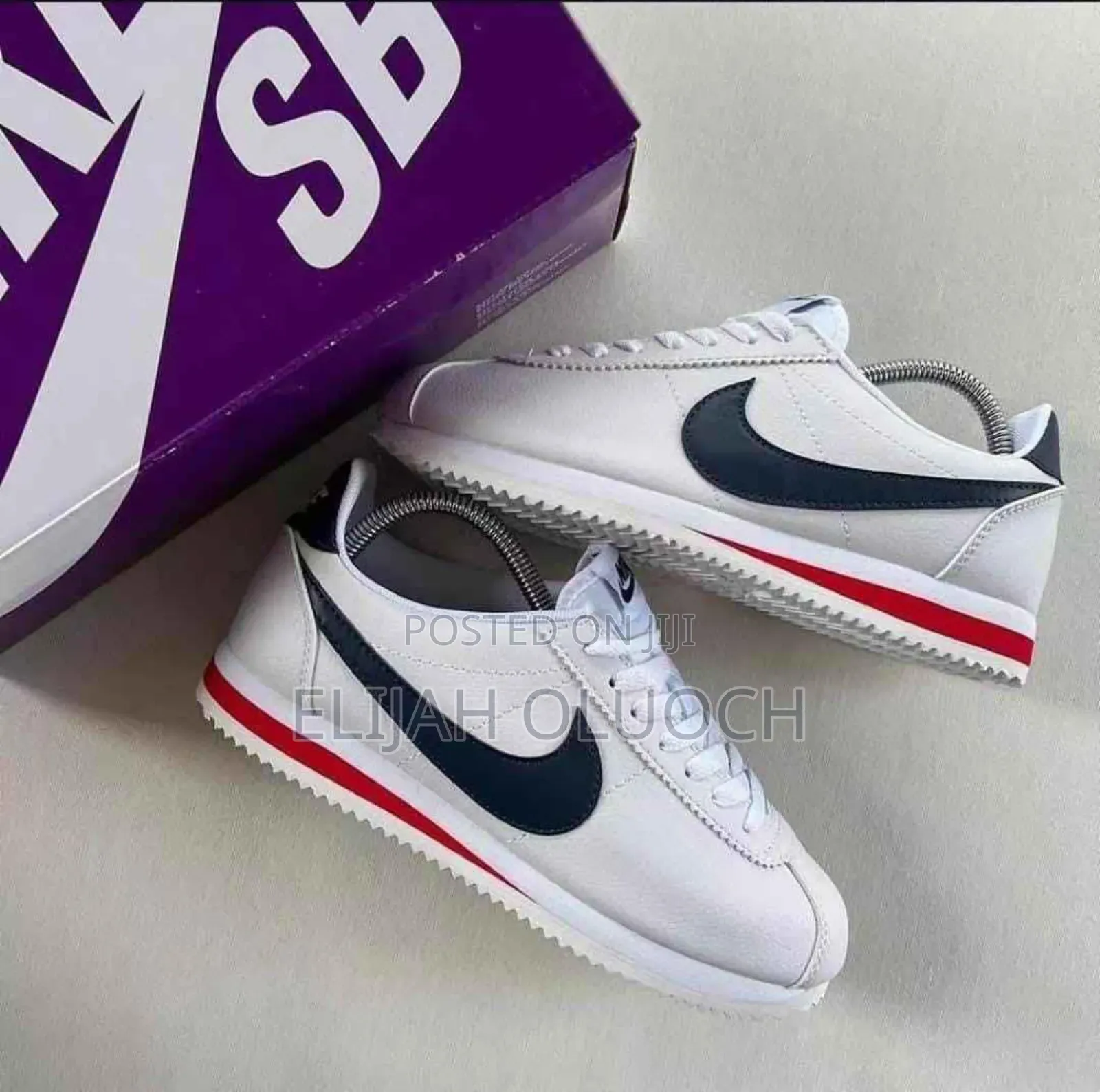 White Nike Cortex