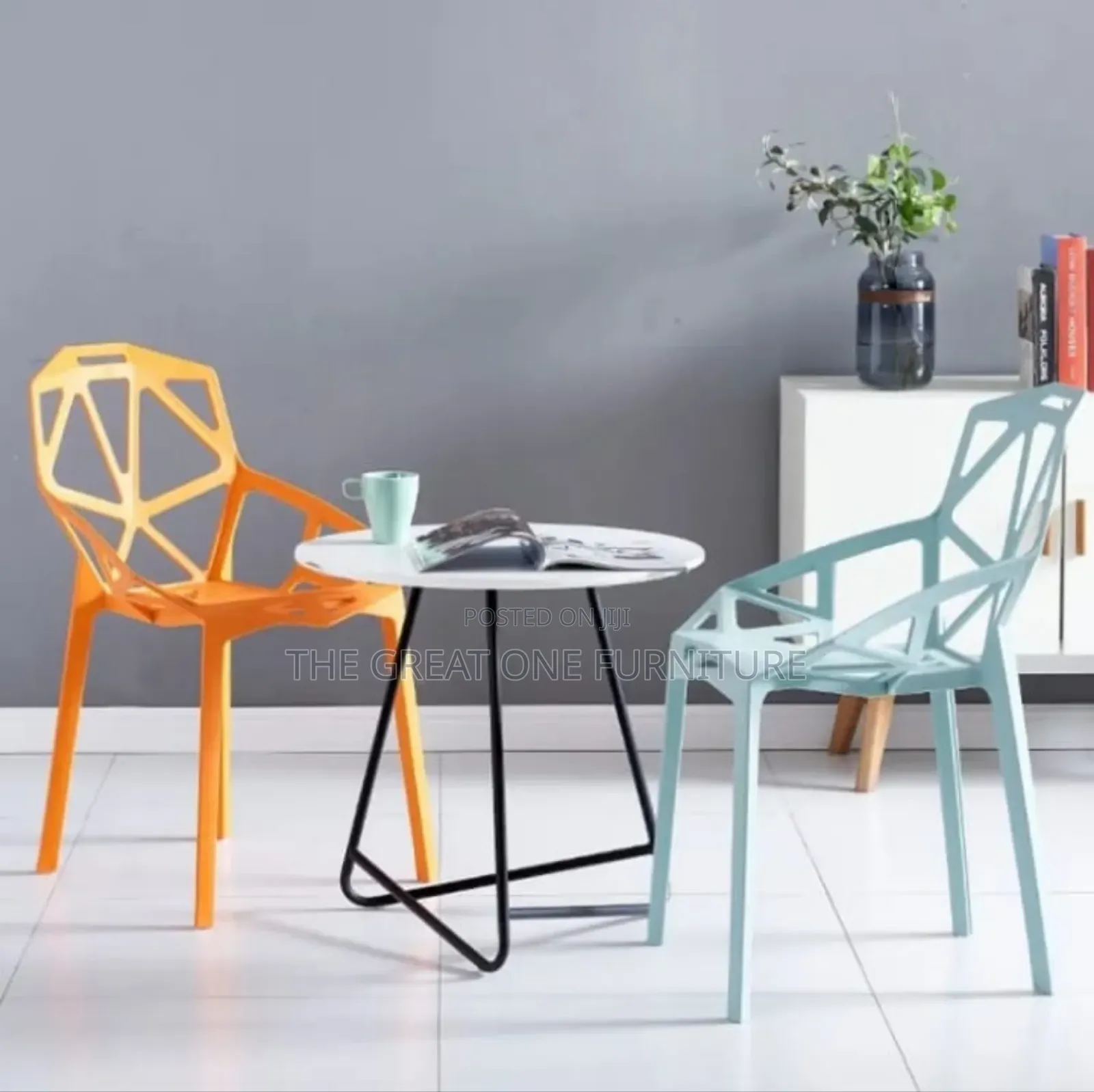 Colorful Plastic Stackable Dining Chair Qzsj5