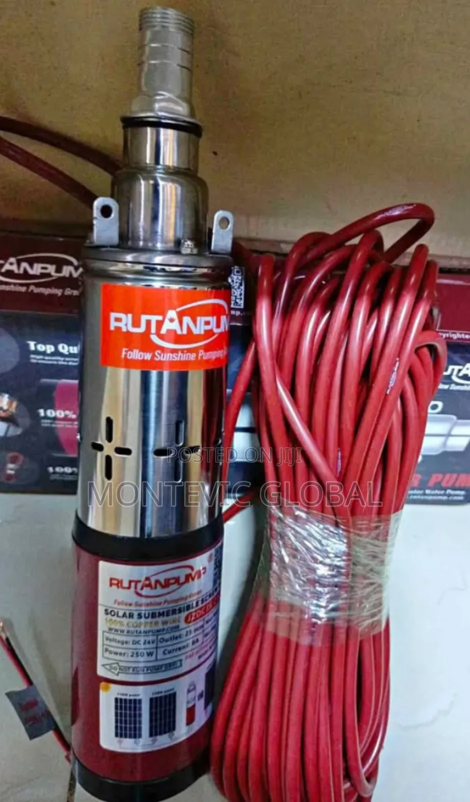 50meters Rutan Solar Water Pump