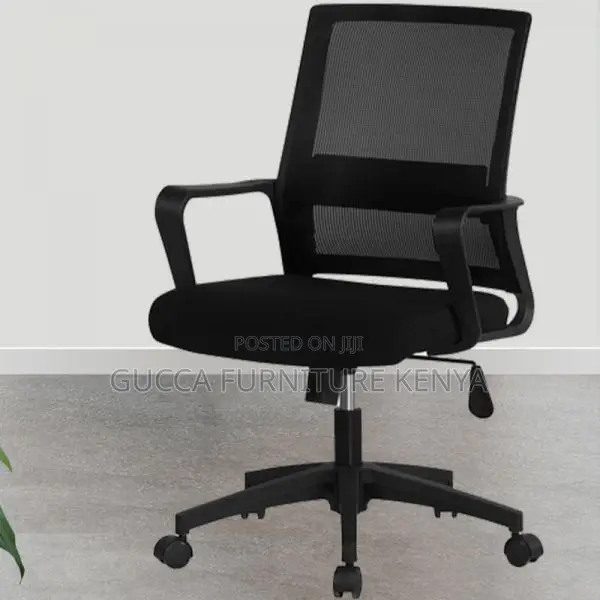 Office Chair: Office Chair With Portable Wheels and Armrest