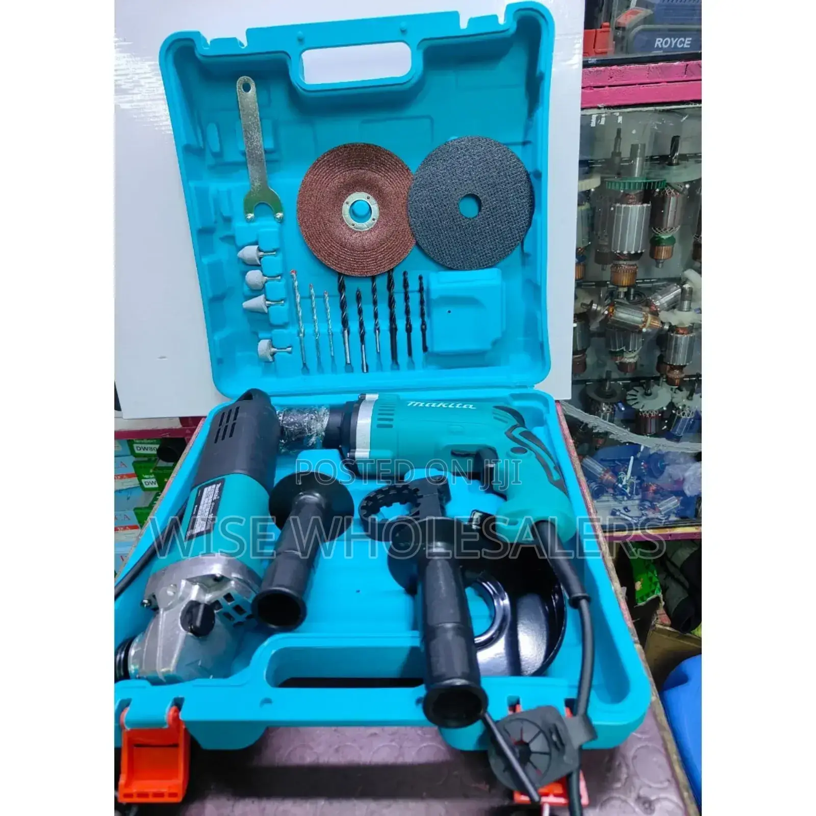Makita Combo, With Grinder and 1639 Drill