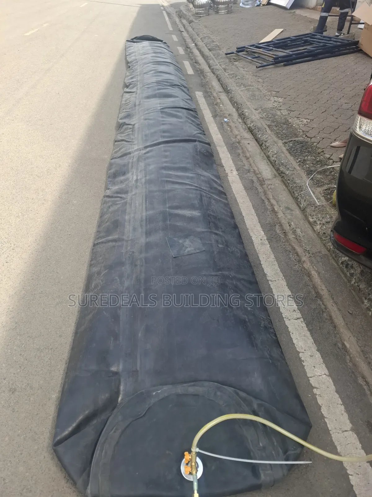 Culvert Making Inflated Rubber Balloon