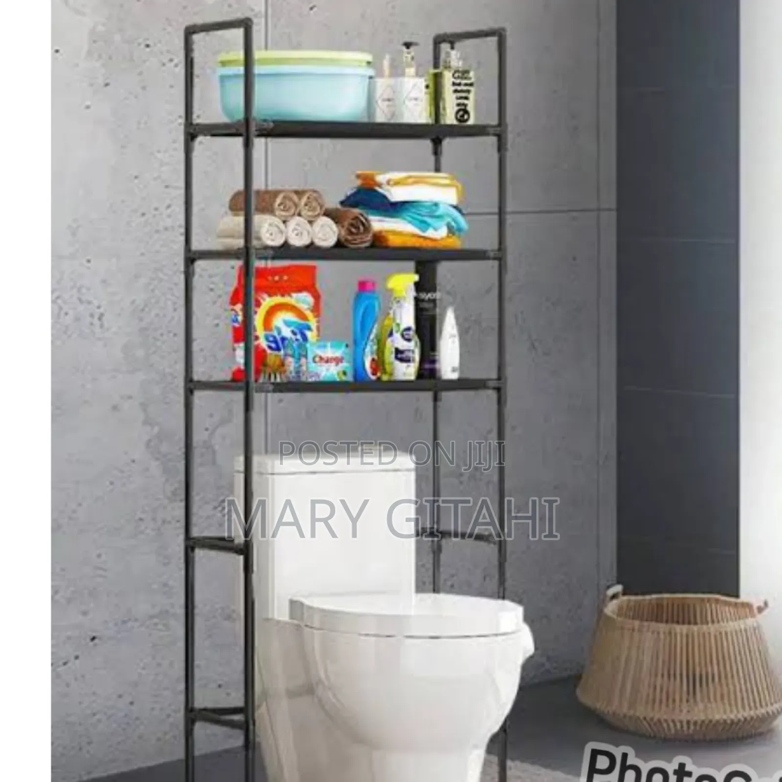 New Black Toilet Rack
3-Tier