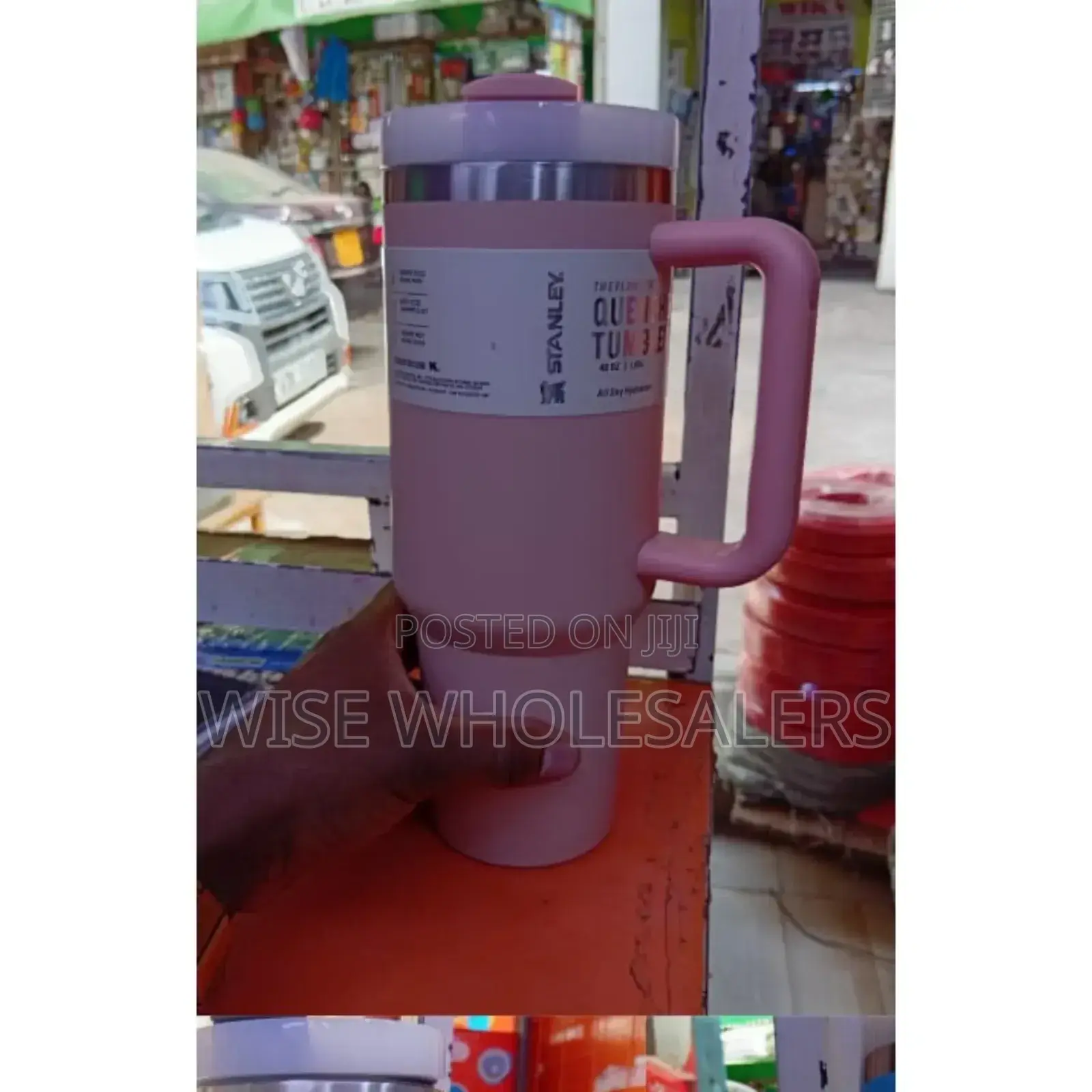Original Stanley Stainless Steel Tumbler With Handle Strawl