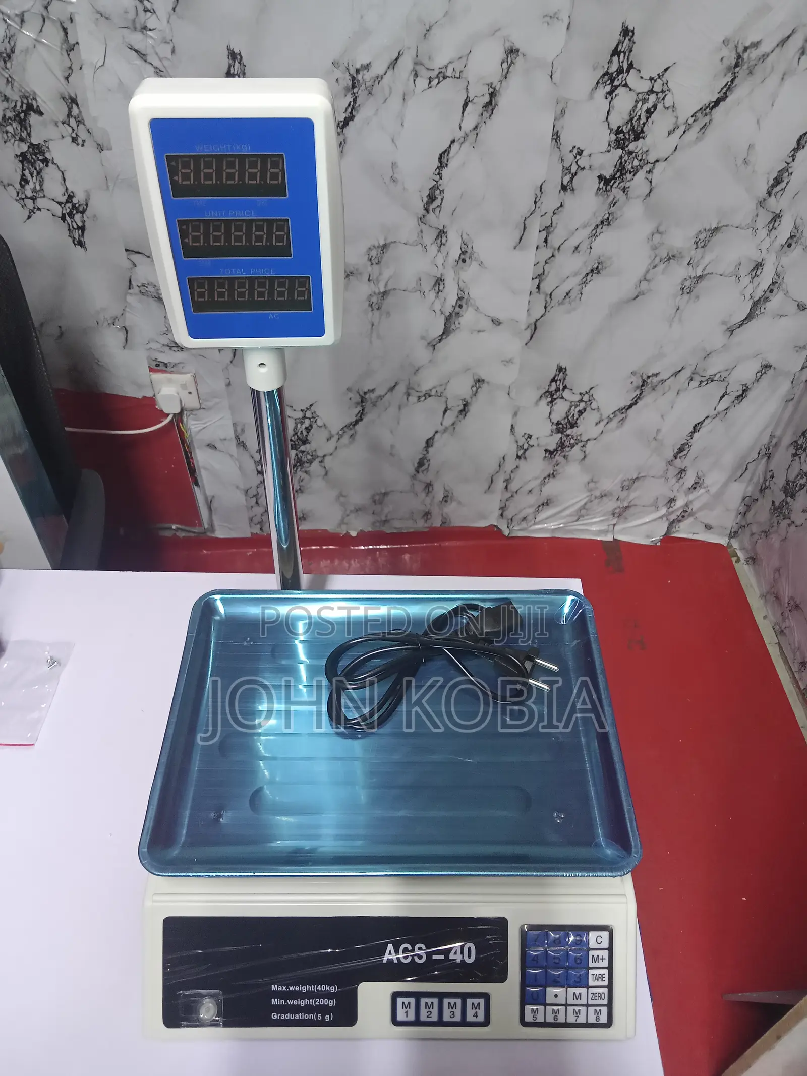 Acs 40kg Electronic Digital Weigh Scale (With Arm)