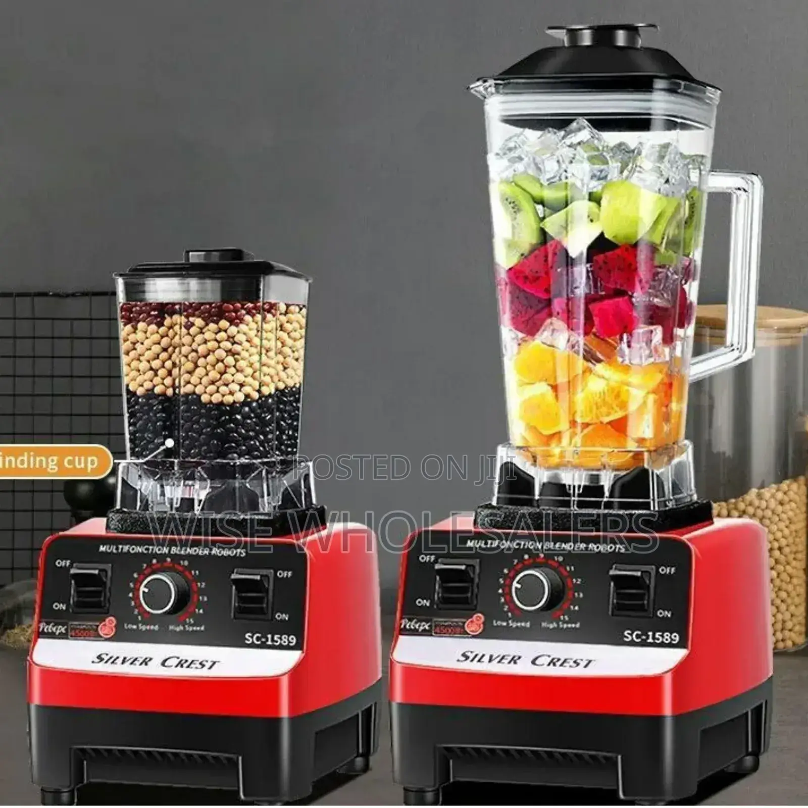 2 in 1 Silver Crest Blender