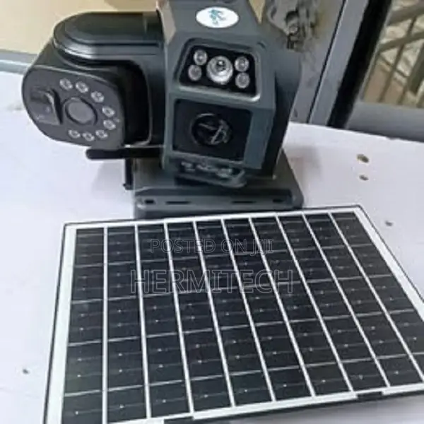 4g Dual Lens Camera Solar Powered Pan Tilt Security Camera