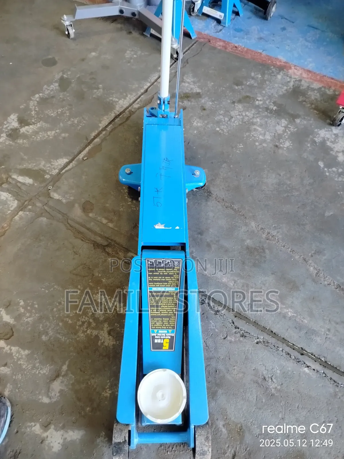 Commercial 10tonne Trolley Jack Machine Hydraulic.