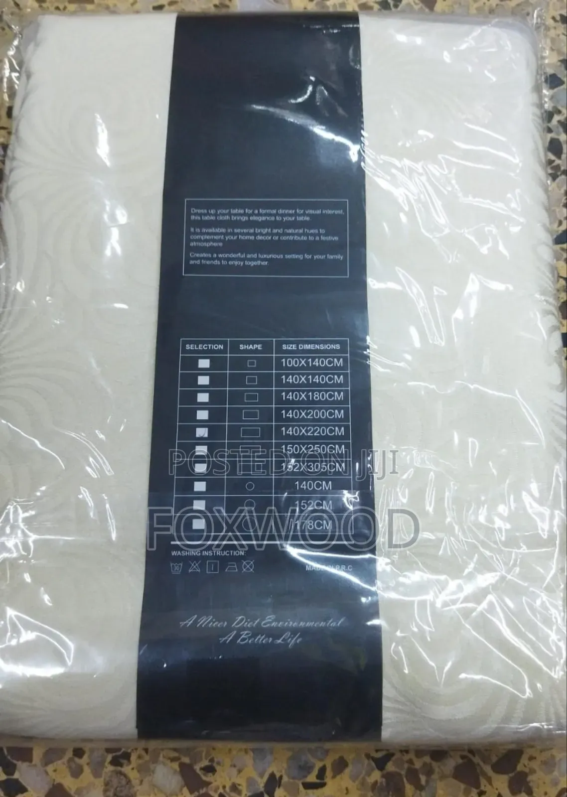 Waterproof Table Cloth Available