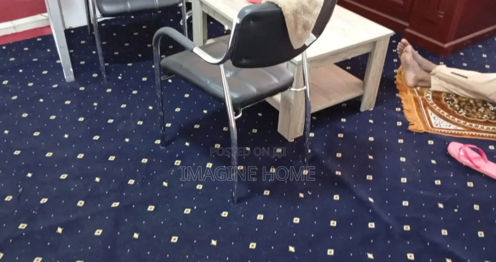 Blue Wall to Wall Carpet