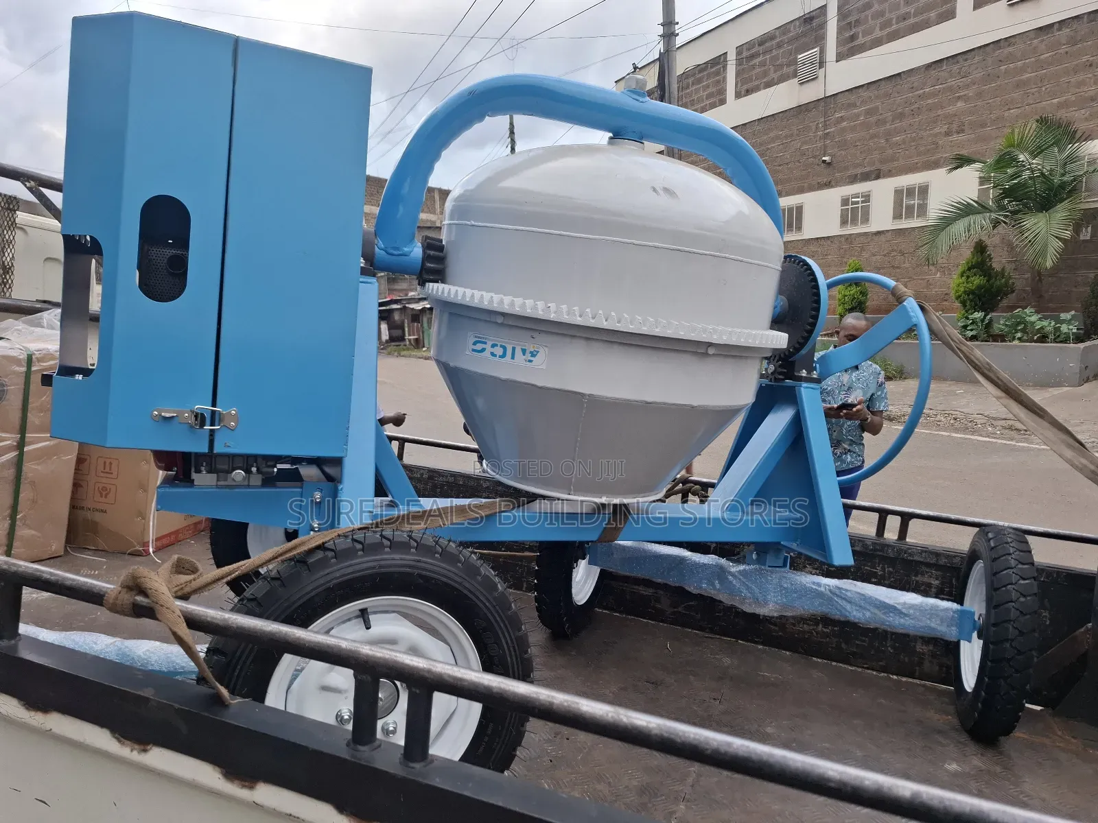 Heavy Duty Aico Concrete Mixer-400ltr;7hp