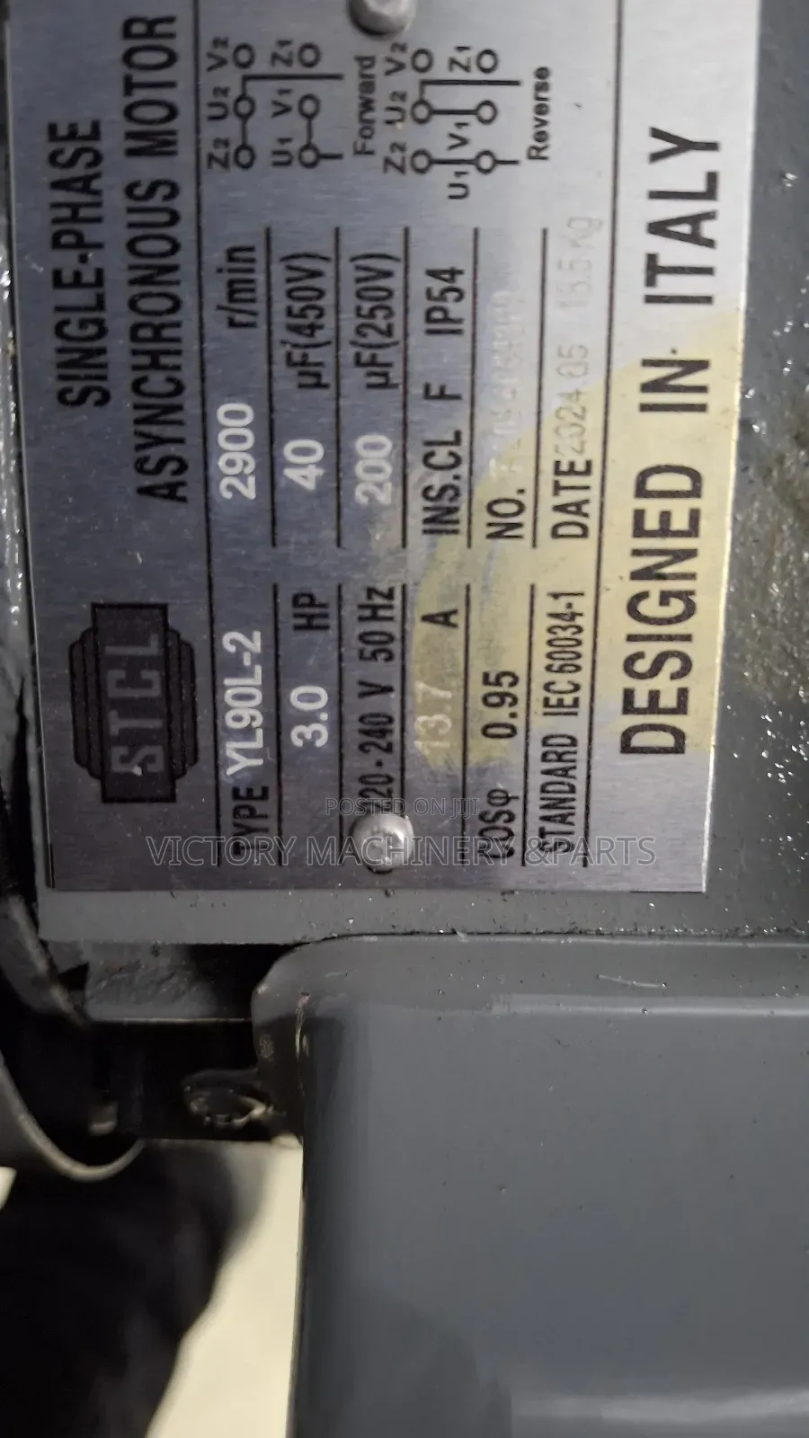 3hp High Speed STCL Italy Motor