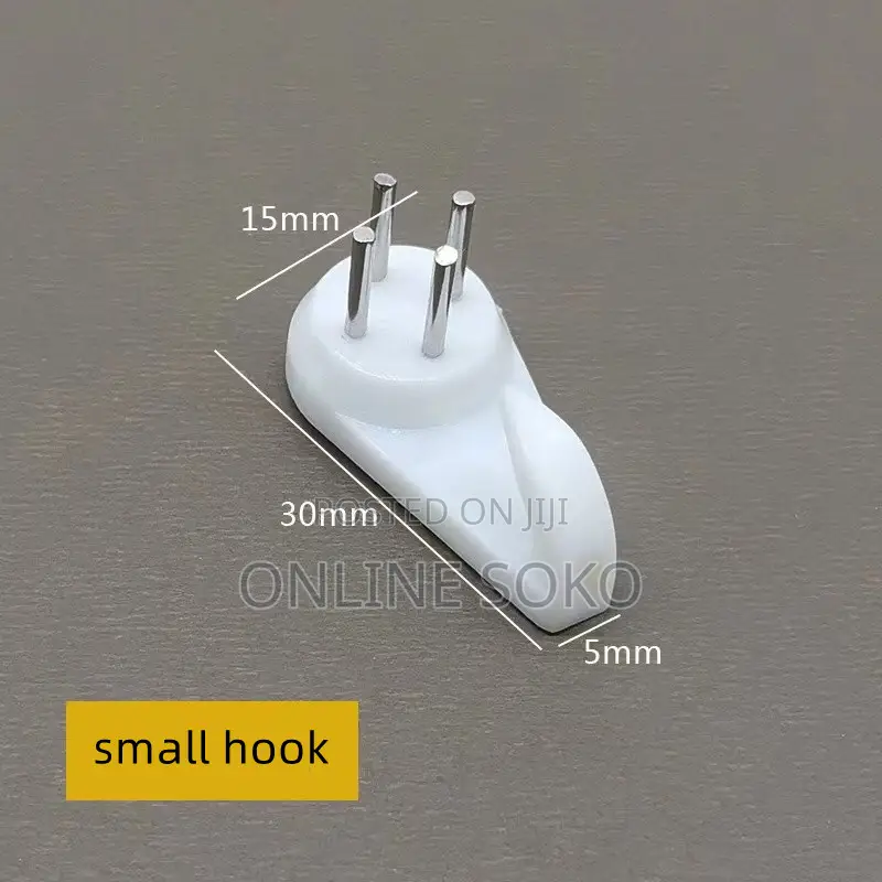 Heavy Duty Concrete Wall Invisible Nail Hanging Hooks-34 PCS