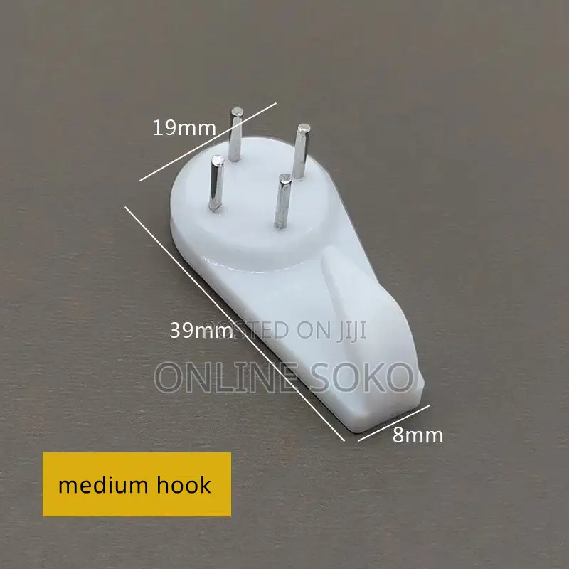 Heavy Duty Concrete Wall Invisible Nail Hanging Hooks-34 PCS