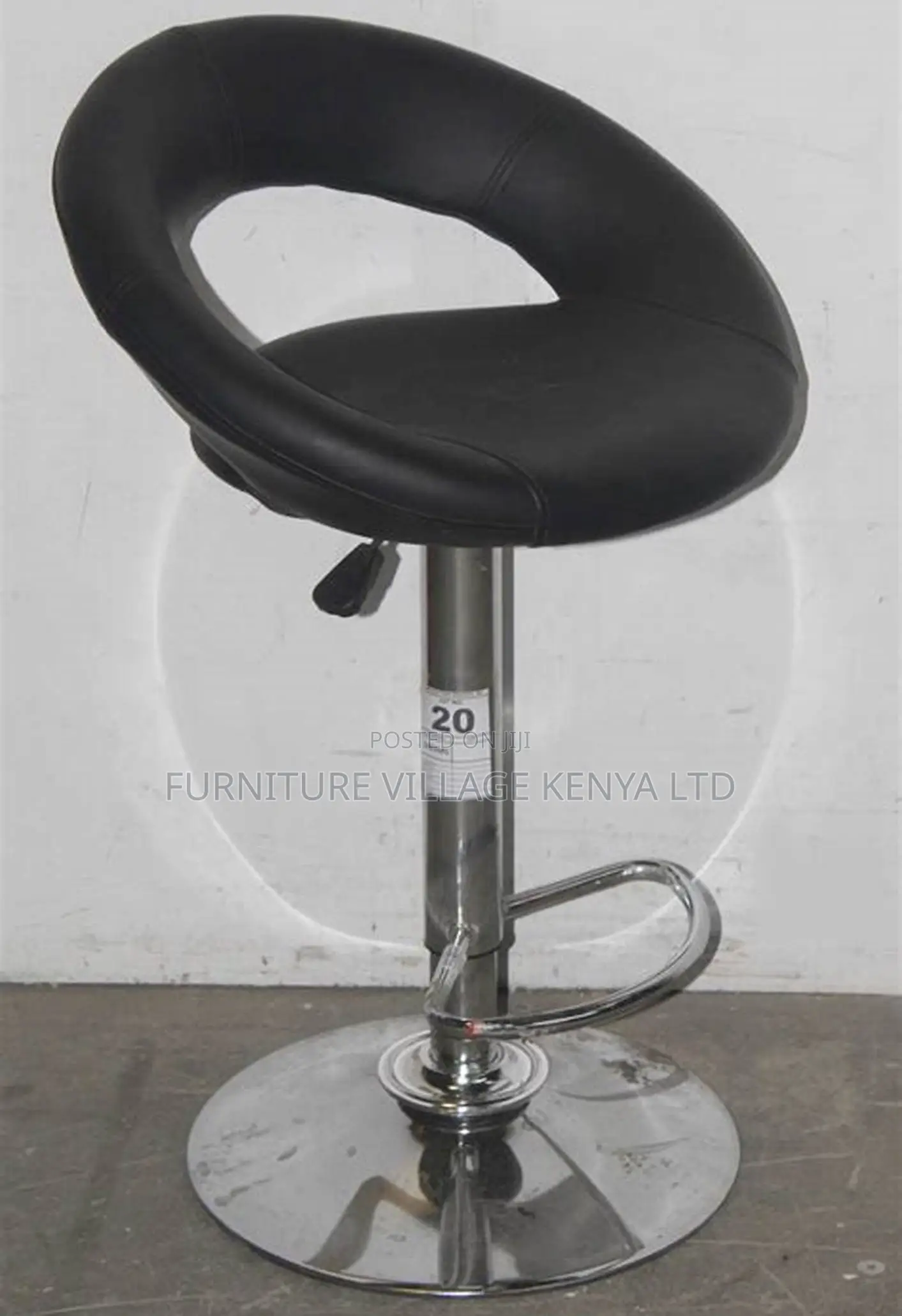 Office Stool: Circular Stylish Office Height Swivel Stool