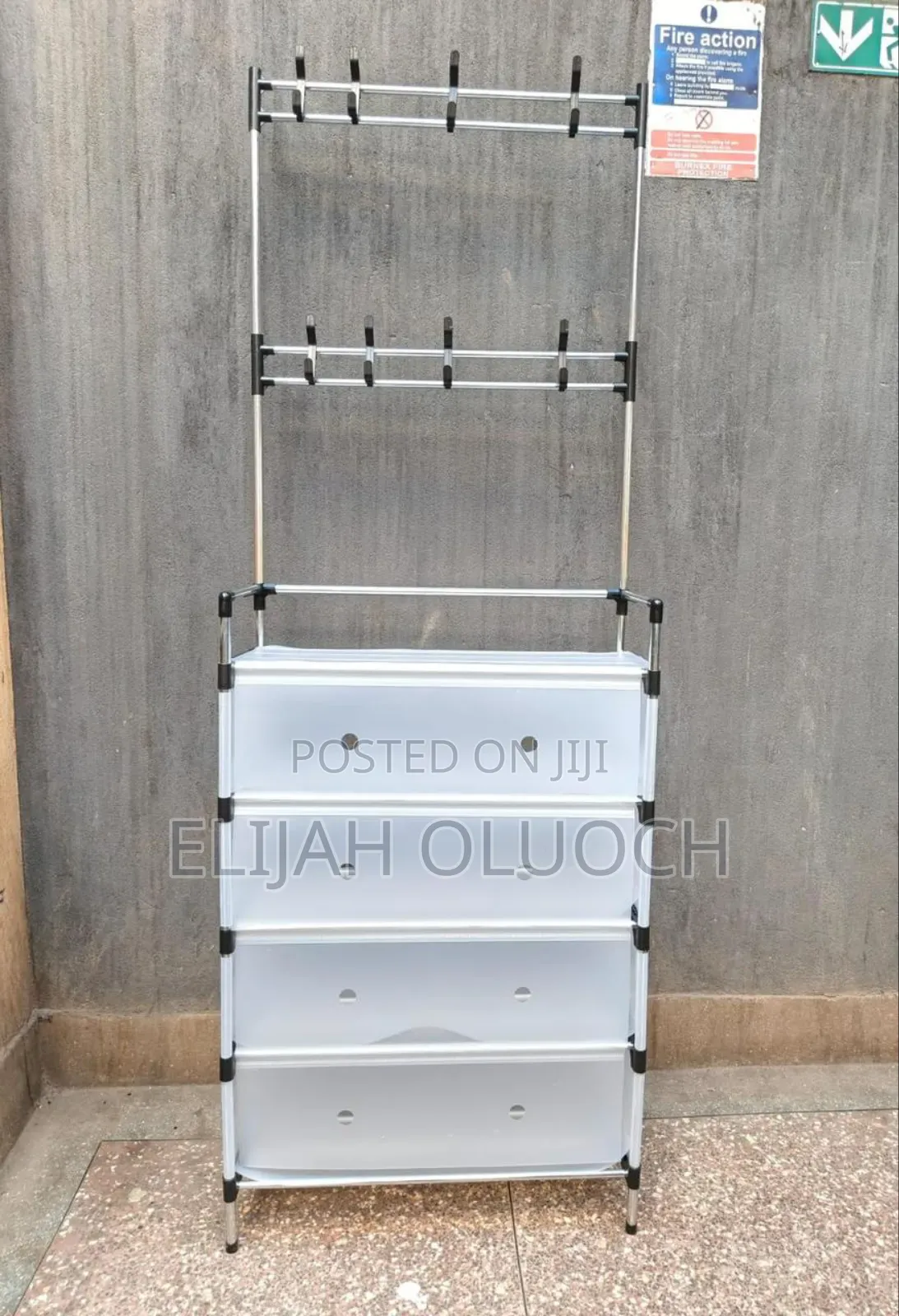 5 Layer Enclosed Multifunctional Shoerack