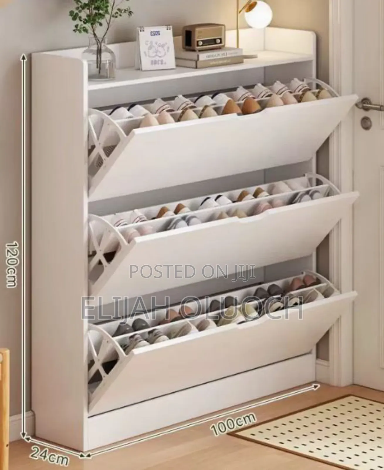 Bucket Flip Shoe Rack