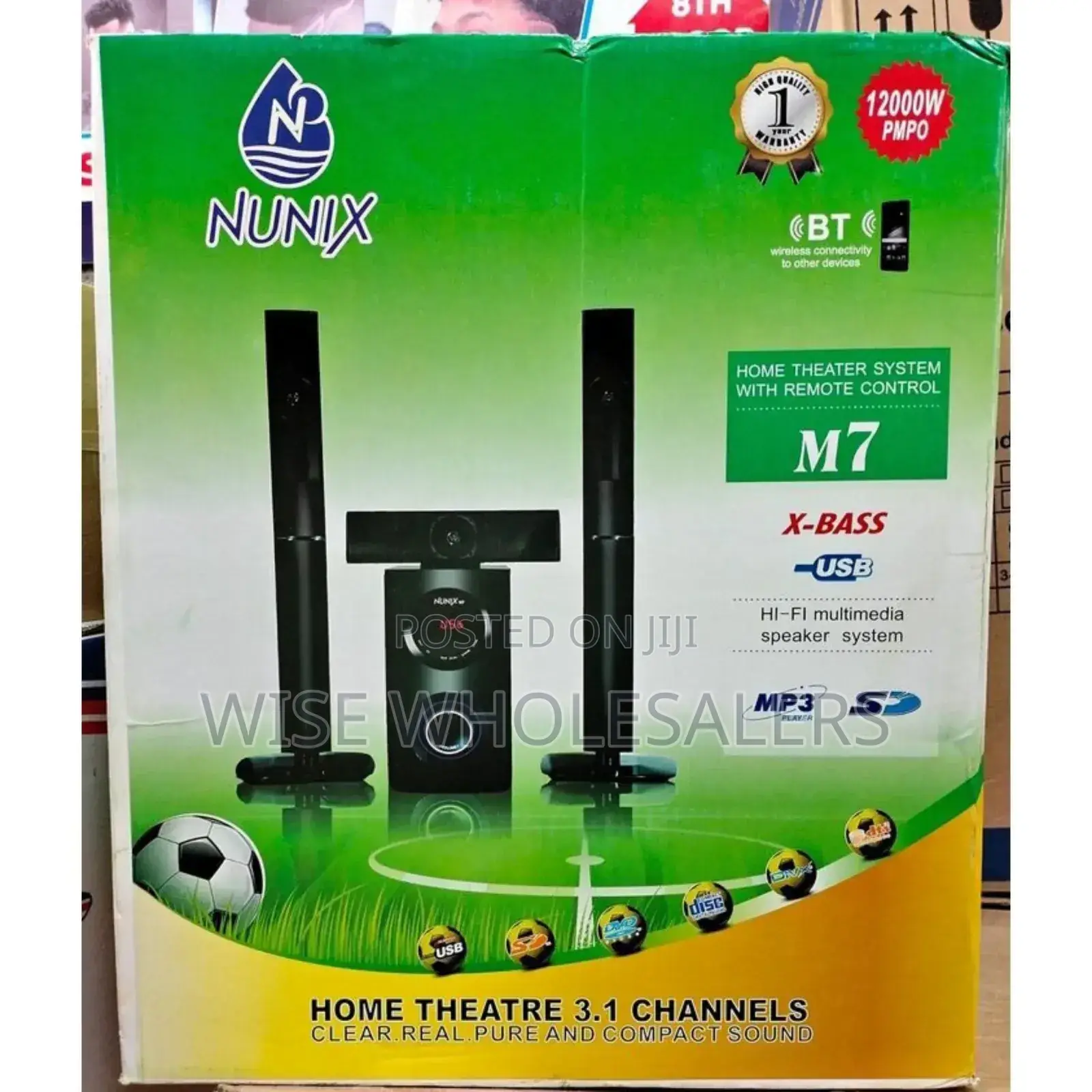 Nunix 3.1 Mini Home Theater System M7