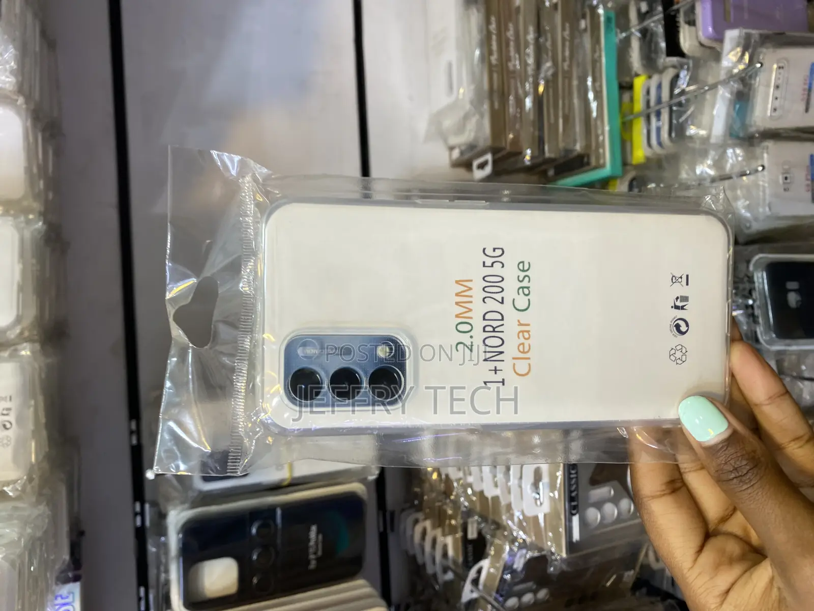 Leanonus Oneplus Nord N200 5g Clear Case Air Bag Shockproof