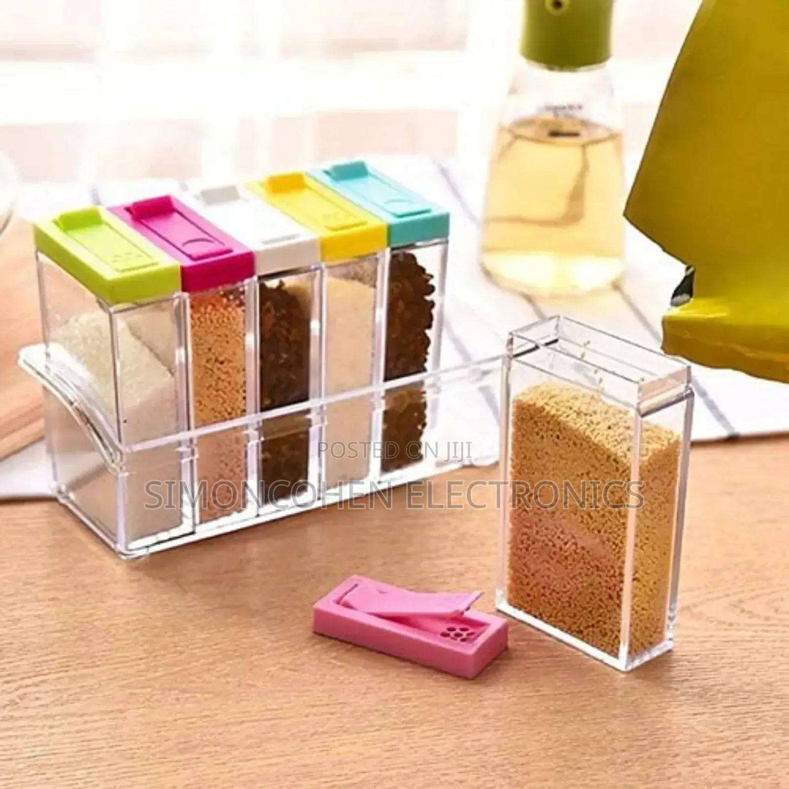Fancy Aclyric 6pcs +Holder Seasoning Holders