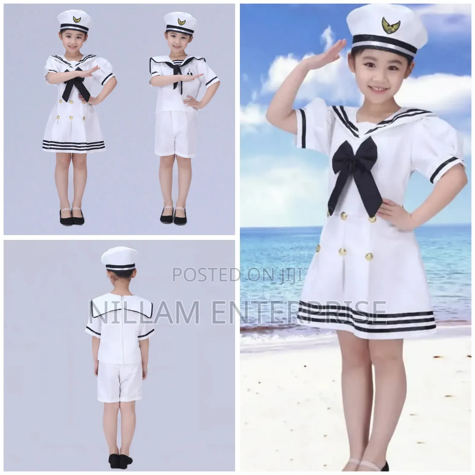 *Professional Children's Marine Sailor Cosplay Costume*