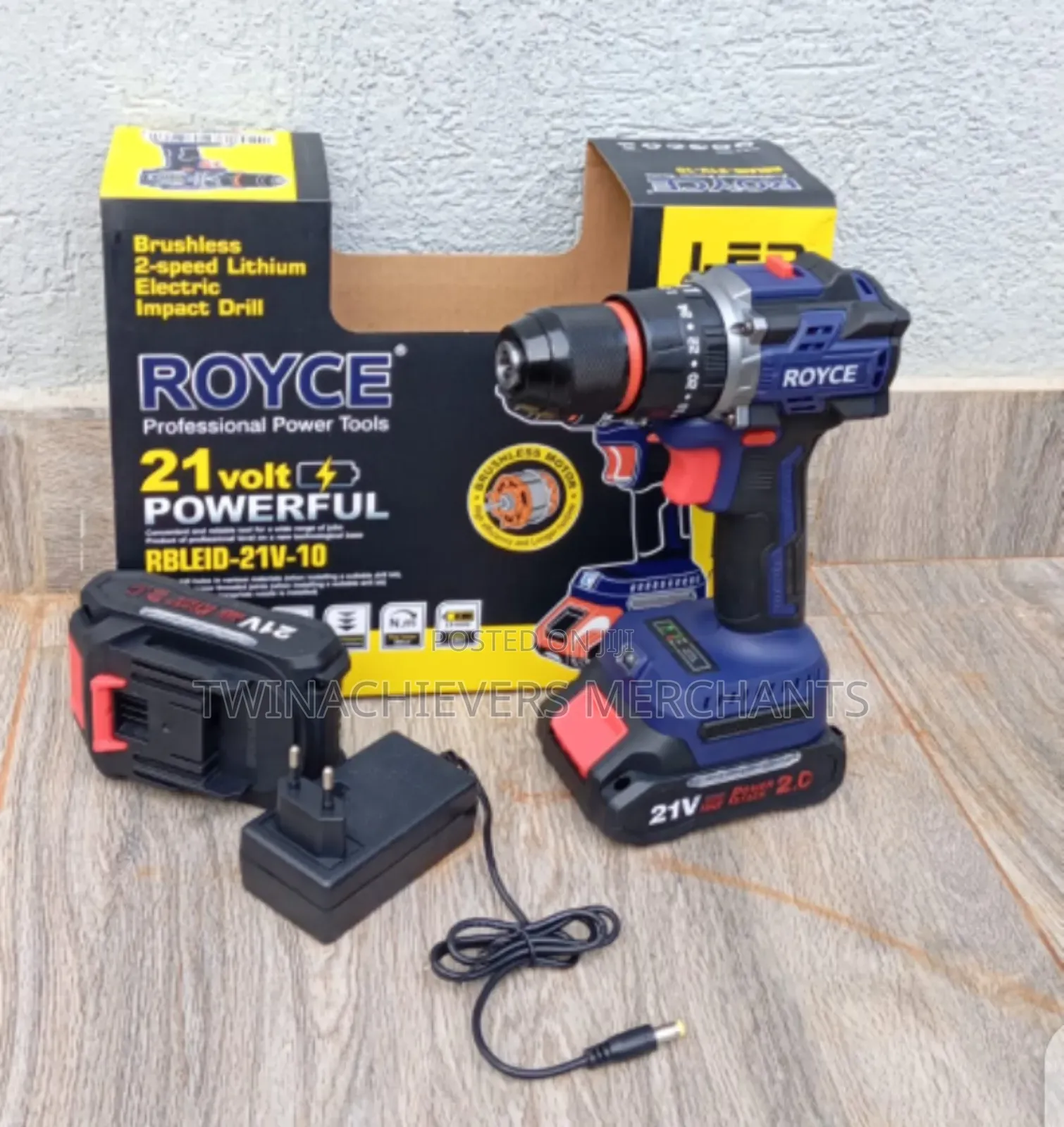 Powerful 21v Royce Cordless Drill