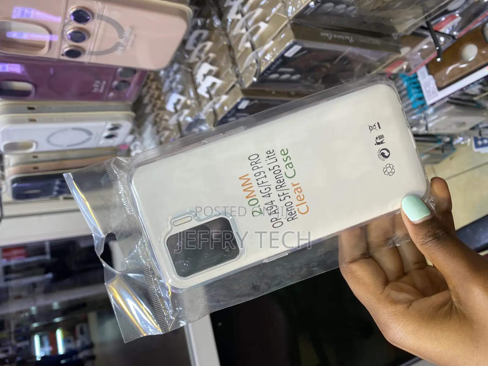 Vido Transparent Back Case Cover for Oppo A94 4g Antiyellow