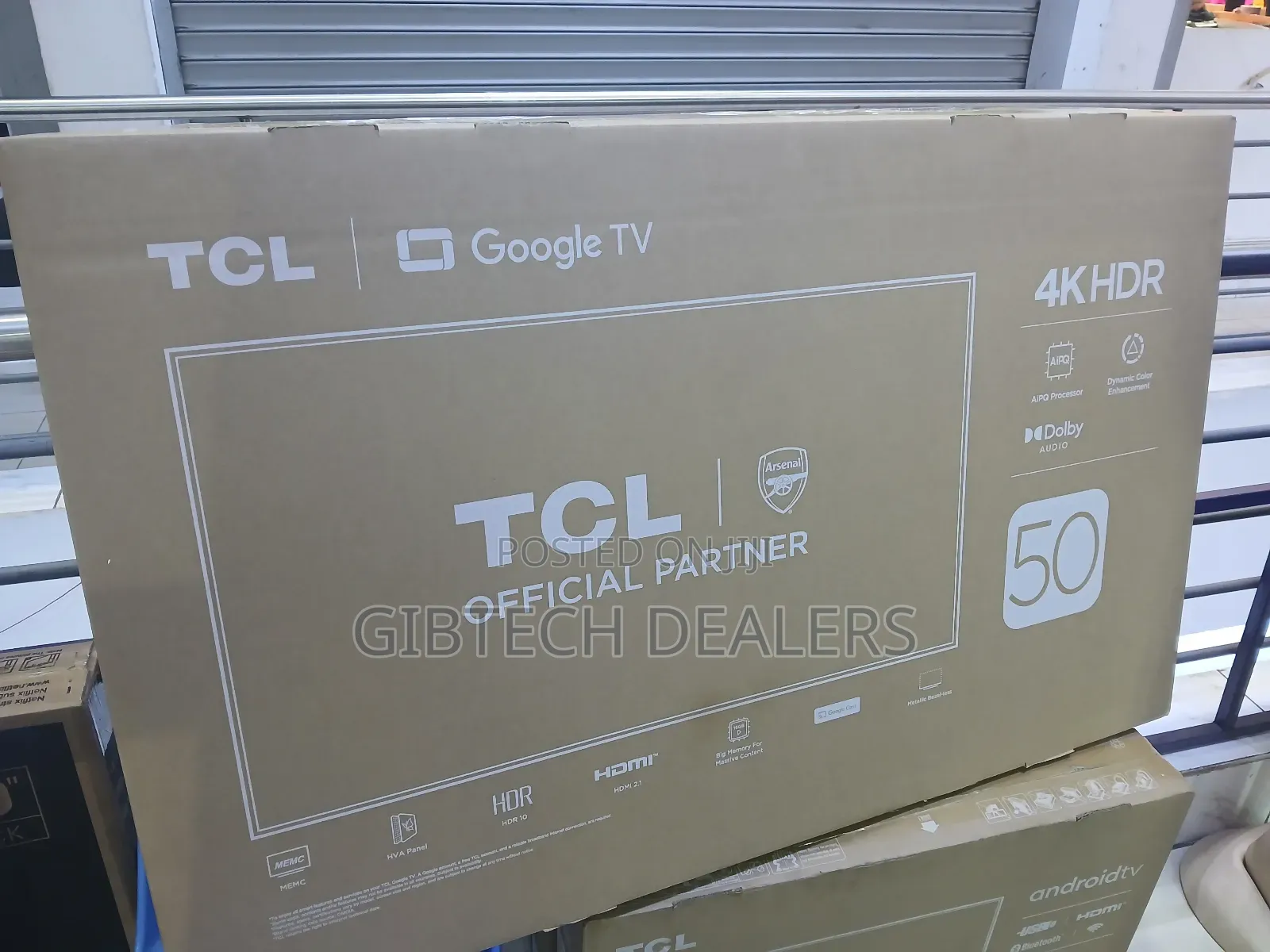 TCL 50 Inches Frameless HDR Google Tv