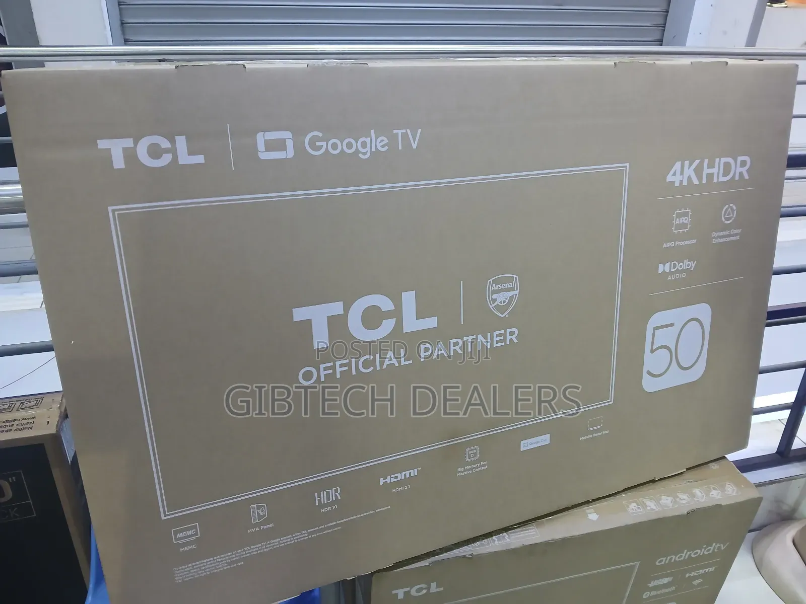 TCL 50 Inches Frameless HDR Google Tv