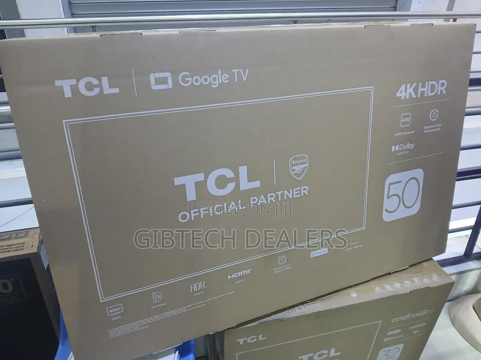 TCL 50" Frameless HDR Google Tv