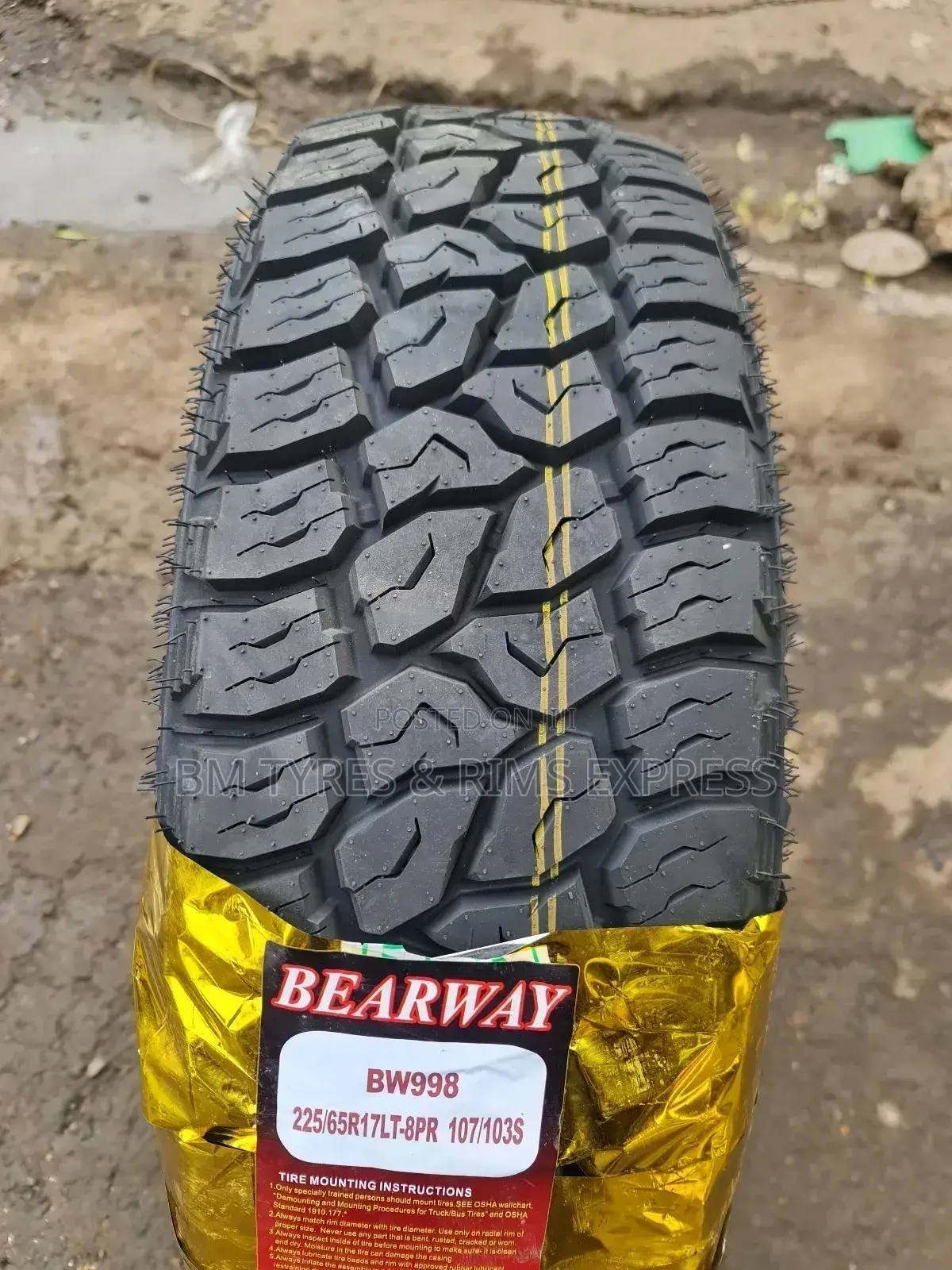 225 /65 R17 Bearway Tyres.